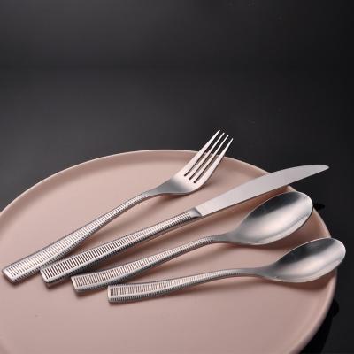 China Sustainable Support Logo Portable Cutlery Stainless Steel Custom Camping Travel Cutlery Set with Case and Opener for sale