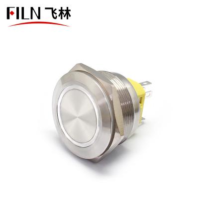 China Selector Size Rotary Push Button Switch Large FILN 30mm 1NO1NC Latching or Momentary Push Button with Red Green Blue Yellow White Light for sale