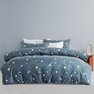 China RUIKASI Anti-Static RKSB-0371 3 Pieces of Planet Blanket Comforter Bedding Set Comforter Blanket Set Bedding Set for sale