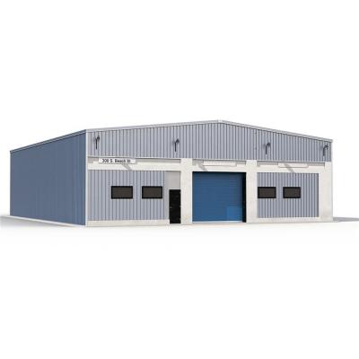 China 2021 Workshop Gable Frame Light Steel Metal Building Prefab Steel Structure Industrial Warehouse for sale