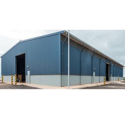 China Prefab Metal Structure Building Warehouse/ Metal/Storage Shed Easily Assembled en venta