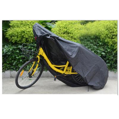 China Outdoor Bicycle Protection 210D Bike Cover With Keyhole Waterproof For All Seasons Bicycle Dustproof Cover for sale