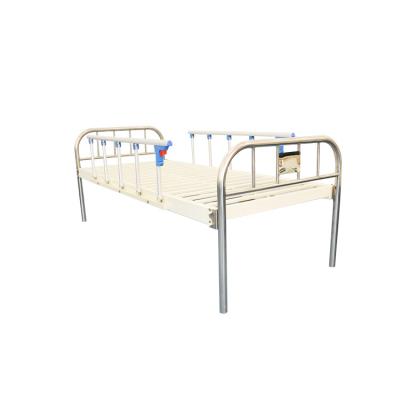 China Manual Easy Operate Medical Equipment Stainless Steel Aluminum Alloy Adult Patient Material Hospital Bed for sale