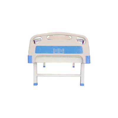 China Manual Easy Operate Discount Price Hospital Stainless Steel Aluminum Alloy Flat Bed Hospital Bed for sale