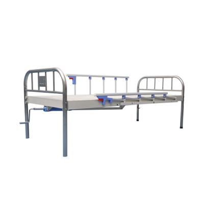 China Manual Easy Operate Best Nursing Comfort Stainless Steel Bed Manual Headboard Adjustable Hospital Bed for sale