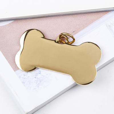 China Thoughtful Dog ID Tags Engraved Cat Dog Name Tag Kitten Puppy Collar Accessories Personalized Stainless Steel Tag For Puppy Supplies for sale