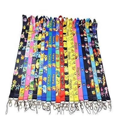 China Advertising Hot Selling Funny Sublimation Logo Key de personalizado wholesale pokemon tie up lanyards for sale