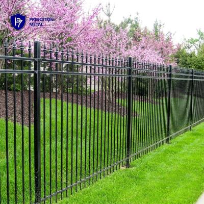 China Easily Assembled Aluminum Spear Garden Fence Top Panel for sale