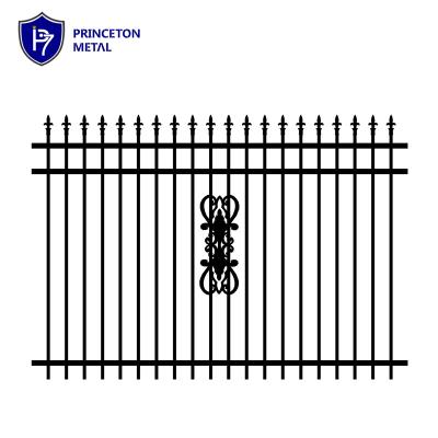 China Low Cost Custom Decorative Modern Metal Easily Assembled Aluminum Tubular Fence Panels for sale