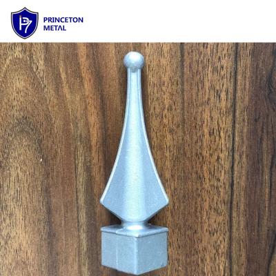 China Easily Assembled High Quality Cast Aluminum Finials Powder Coating For Aluminum Fence And Aluminum Doors Top Ornaments for sale