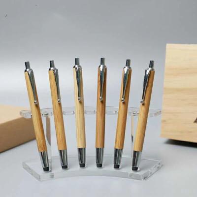 China Eco-Frendly 2019Eco Friendly Wooden Tablet Stylus Promotional Custom Bamboo Pen for sale