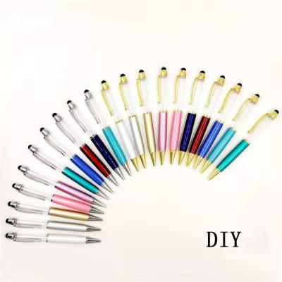 China Exist Innovative Liquid Pen Colorful DIY Pen Liquid Glitter Ball Oil Mold Japan Gold Foil Tube Empty Tip Pen Touch for sale