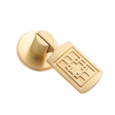 China High Temperature Sealing Gloss Customize Ring Round Modern Furniture Handle Drawer Brass Cupboard Handle Pull for sale