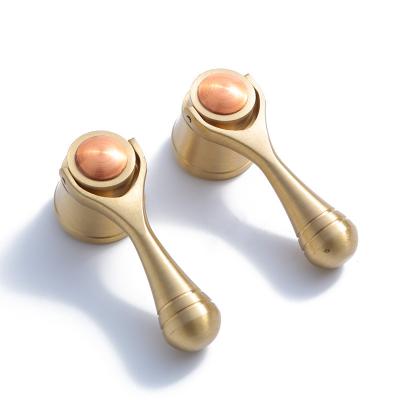 China New Sealing High Temperature Gloss Gold Cabinet Pulls Brass Drawer Knobs Brass Handle For Furniture Wardrobe Cabinet Knob Handle for sale