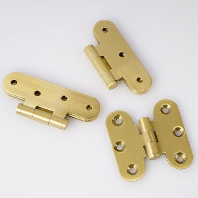 China High temperature sealing glaze Customize Copper Hinge Pure Copper Hardware Copper Folding Door Hinge kitchen cabinet hinges for sale