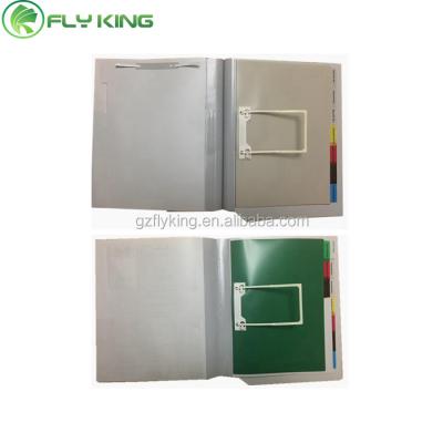 China Green Color Plastic Plastic Medical Record Folder For Hospital Clinic Doctors for sale