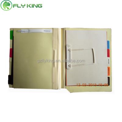 China PVC Plastic Medical Record With Tether PVC Medical Record for sale