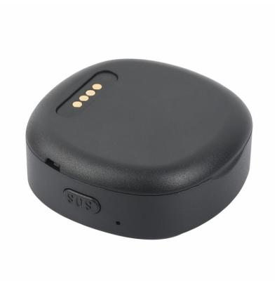 China Waterproof Portable Round Shape Personal Gps Tracker SOS Alarm Mini Gps Tracking Device For Kids Elder for sale