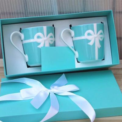 China Coffee Logo Coffee With Gift Box Disposable Cheap Ceramic Mug for sale