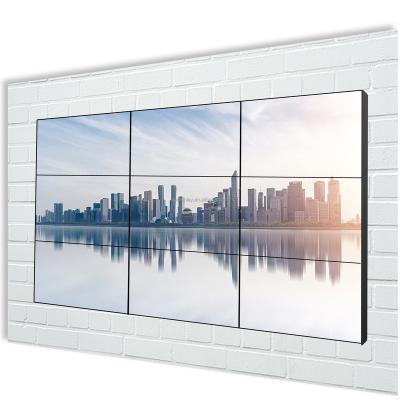 China Cheap price 49 inch indoor 2x2 3x3 4x4 factory splicing lcd screen digital information display DID xxx lcd video wall for sale