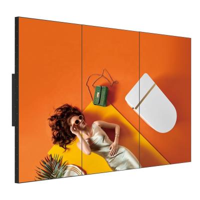 China Indoor Factory 75 Inch LCD Screen Scratch Resistance LCD Advertising Screen Splice Customizable VIDEO WALL Ultra Narrow Bezel for sale