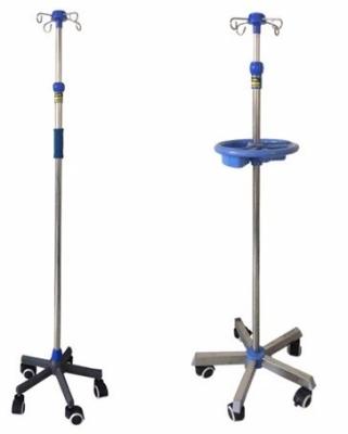 China Wholesale stainless steel hospital iv drip pole/ iv infusion pole/ Height Adjustable Hospital Iv Pole for sale