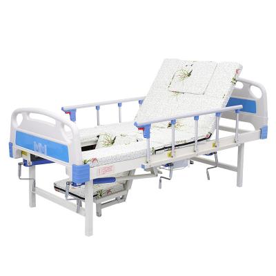 China Patient Home Care Adjustable  Nursing multi-function Bed with Toilet Commode for sale