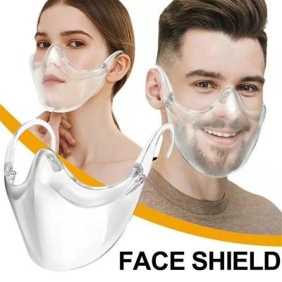 China Anti Fog Plastic Protective Face Shield Safety Visor Face Shield With Box Clear PC Face Shield for sale