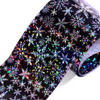 China Nail Art Decorations 10 Rolls/Holographic Colorful Nail Stickers Box DIY Flower Starry Star Nail Art Wraps Transfer Foil Stickers for sale