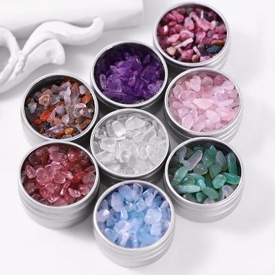 China Nail Art Decorations 3D Crystal Stone Nail Art Decorations Stone Thin Slice Natural Crushed Gradient Gravel Glitter Nail Art for sale