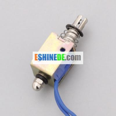 China JF-0520B DC12V/24V 500mA 4N/10mm Stable Solenoid Pull Type Electromagnet EL44493813472 for sale