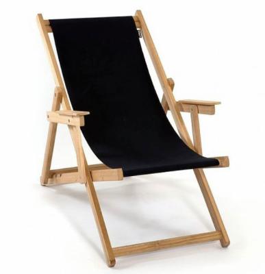 China Reclinder Wooden Deck Garden Beach Chair Easy-Carry Folding Wooden Rocking Chairs for sale