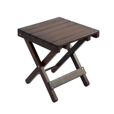 China Single Folding Beach Chair Wooden Outdoor Camping Folding Portable Step Stool For Camping Picnic Fishing for sale