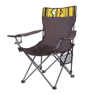 China Camping Easy-carry Folding Fishing Armrest Chair Outdoor Portable Quad Chair Folding Padded Armchair for sale