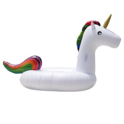 China Easy Install Unicorn Pool Couch Float Summer Pool PVC Inflatable Raft Lounger For Adult for sale