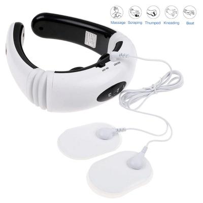 China Electric Neck Massager and Back Neck Pulse 6 Modes Operate Control Pain Relief Tool Health Care Relaxation Far Infrared Heating Machine for sale