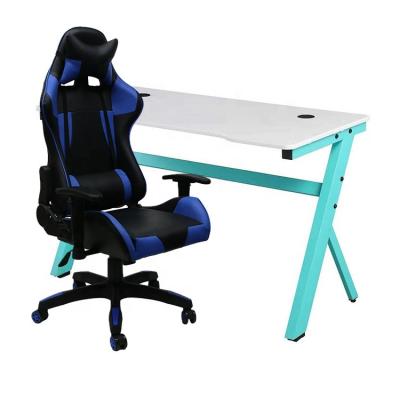 China Wholesale Z Shaped PC Gaming Computer Desk PC Game Table z Shape Leg Laptop Table For Game for sale