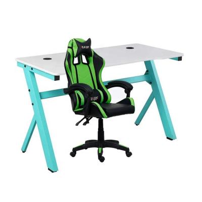 China Z shaped 1.2m computer game desk z shaped modern pc gamer gaming table computer pc laptop table for game for sale