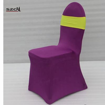 China Durable Banquet Chair Spandex Covers Bands With Round Buckle SDC-02 for sale