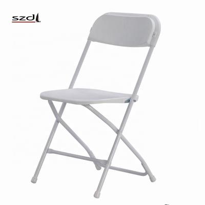 China Modern Cheap Price Hot Sale Free Sample India Wholesale Party Chairs White Plastic Folding Chair Furniture Outdoor Garden Chairs for sale