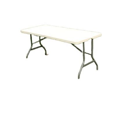 China Rectangular Modern HDPE And Metal Outdoor Folding In Half Table For Events SD-152F for sale