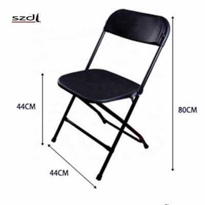 China Modern Outdoor Plastic Party Chair Folding Chair Outdoor White Folding Chairs for sale