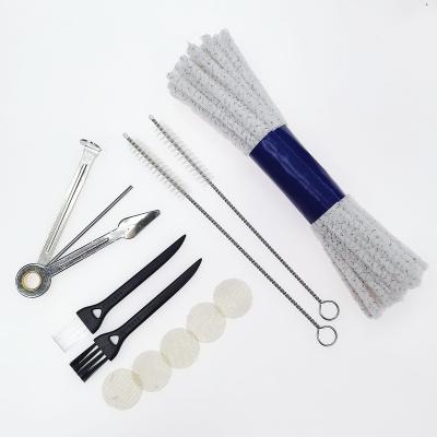 China Gifts Pipe Cleaners Tool Kit For Glass Pipe Smoking Hard Bristle Pipe Cleaners Tamper Tool for sale