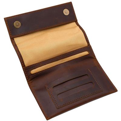 China Genuine Leather Tobacco Tools Smoking Pipe Accessories Bag for sale