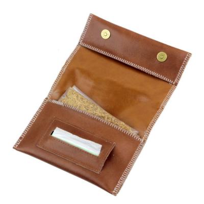 China Tobacco Tools Tobacco Pouch With Zipper Tobacco Holder Cigarette Waterproof Rolling Filter Holder For Smoking for sale