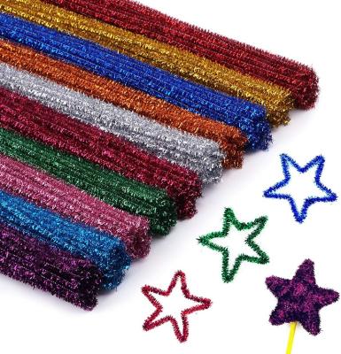 China Diy Craft Kits Sparkle Tinsel Chenille Stems DIY Crafts Sparkle Pipe Cleaners, Arts, Wedding, Home, Party Other Educational Toys for sale