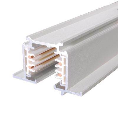 China PRO-R410 4 Circuit Recessed 3 Wire Modern High Quality Track Rail For Track System LED Spot Lights. for sale