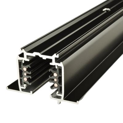 China CE PRO-R630 Standard Aluminum 3 Circuit Modern Monorail LED Aluminum DALI 3 Phases Lighting Track Systems Rail for sale