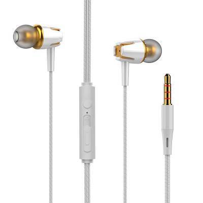 China With Microphone In-Ear Headphones Stereo HIFI Version Cable Earphone With MIC Adjustable Volume Earphone For Android for sale