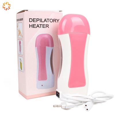 China Wax-Heating Rose Depilatory Roll On Wax Heater 40W Handheld Single Roll On Wax Machine for sale